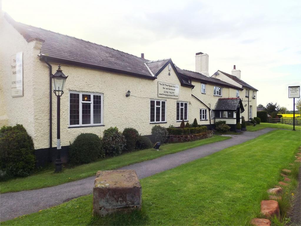 The Old Three Pigeons Apartment Nesscliffe Exterior foto